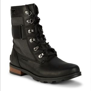 SOREL EMELIE CONQUEST BLACK WATERPROOF Size: 9
